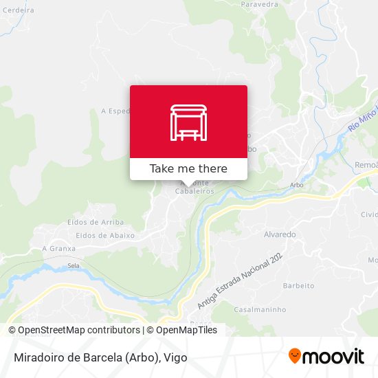 Miradoiro de Barcela (Arbo) map