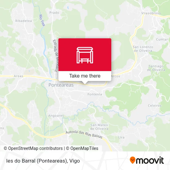 Ies do Barral (Ponteareas) map