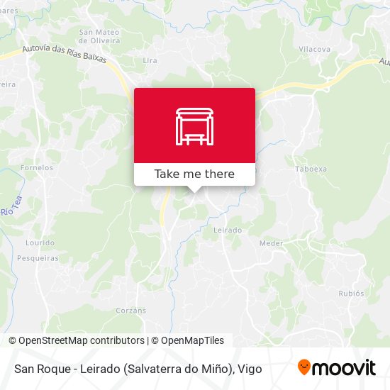 San Roque - Leirado (Salvaterra do Miño) map