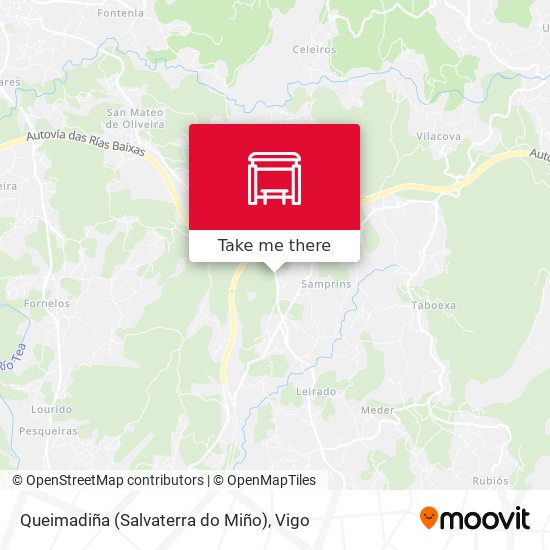 Queimadiña (Salvaterra do Miño) map
