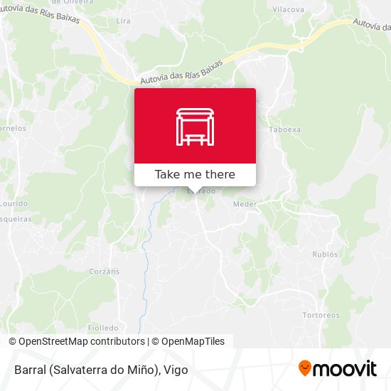 Barral (Salvaterra do Miño) map