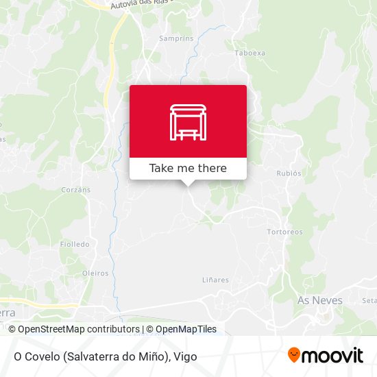 O Covelo (Salvaterra do Miño) map