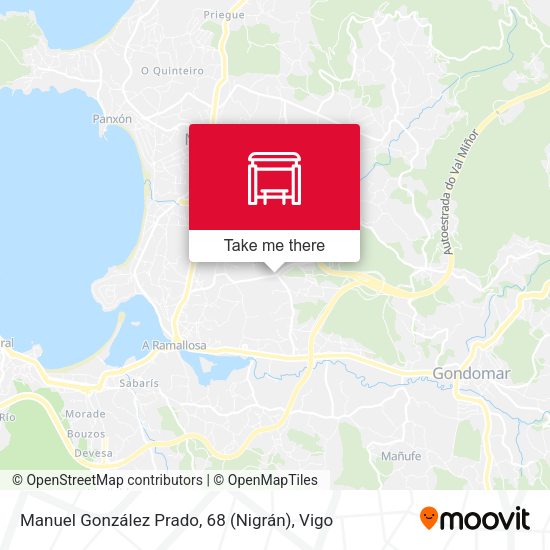 Manuel González Prado, 68 (Nigrán) map