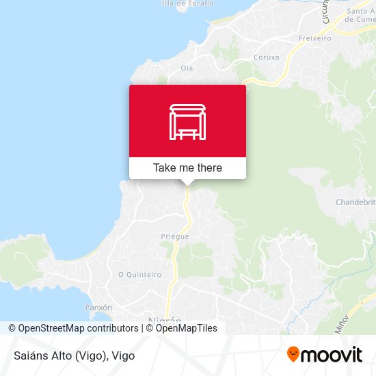 Saiáns Alto (Vigo) map