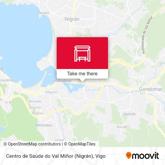 Centro de Saúde do Val Miñor (Nigrán) map
