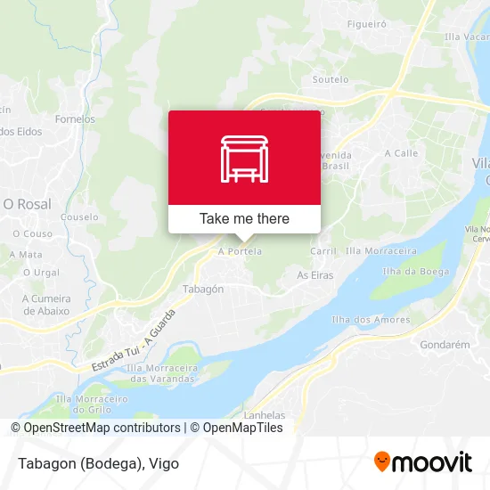 Tabagon (Bodega) map