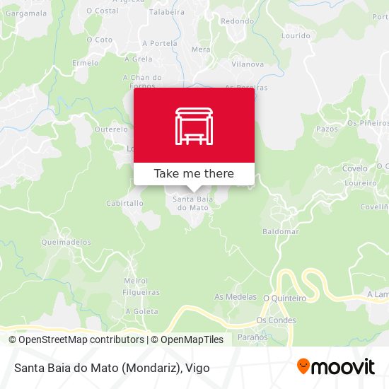 Santa Baia do Mato (Mondariz) map