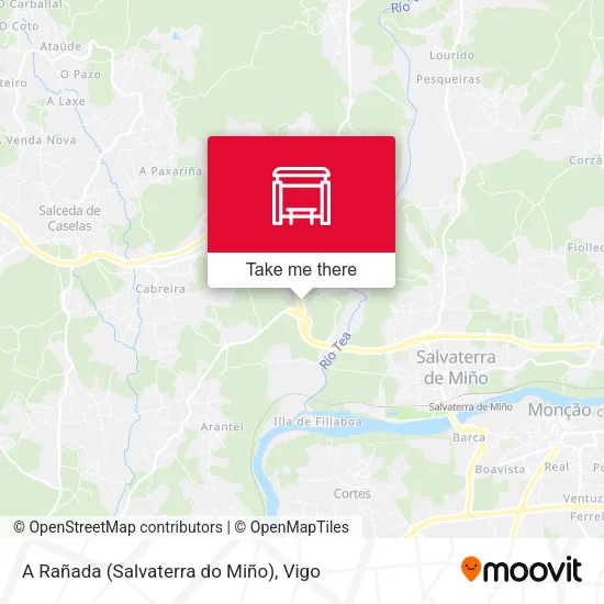 A Rañada (Salvaterra do Miño) map