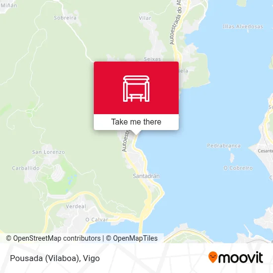 Pousada (Vilaboa) map