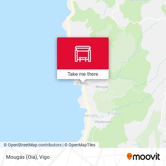 Mougás (Oia) map