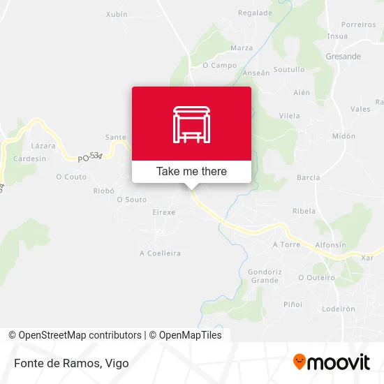 Fonte de Ramos map