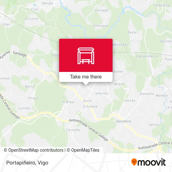 Portapiñeiro map