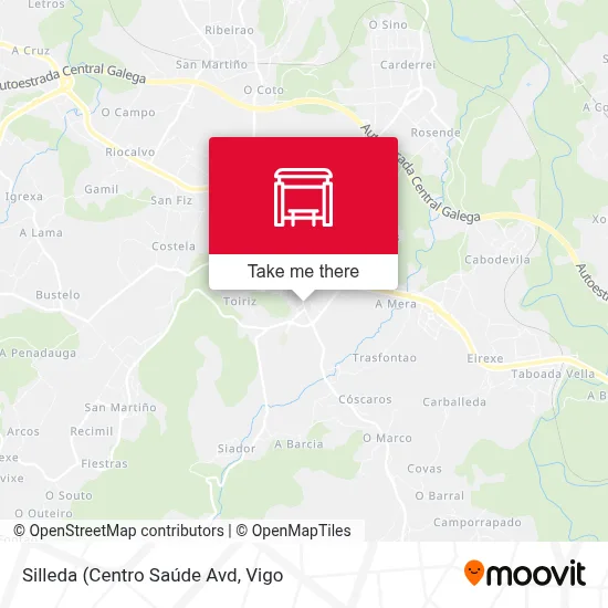 Silleda map