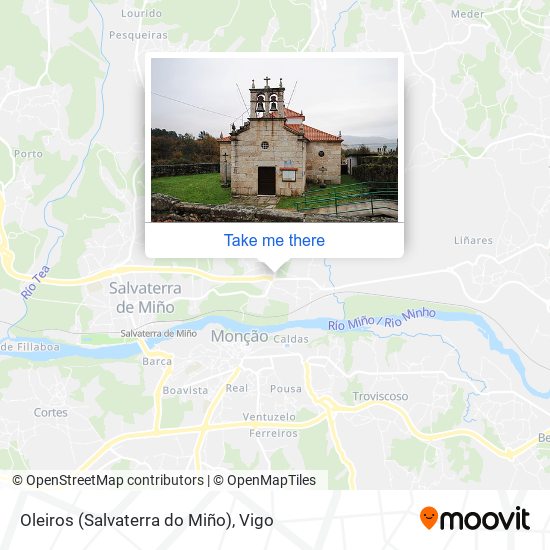 Oleiros (Salvaterra do Miño) map