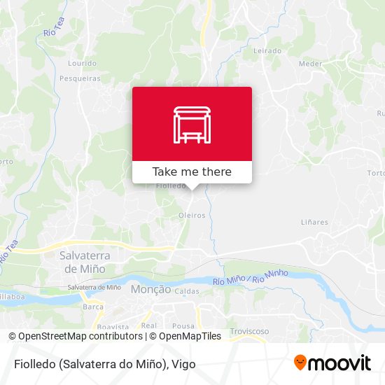Fiolledo (Salvaterra do Miño) map