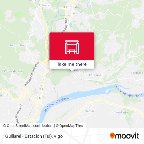 Guillarei - Estación (Tui) map