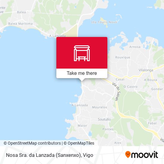 Nosa Sra. da Lanzada (Sanxenxo) map