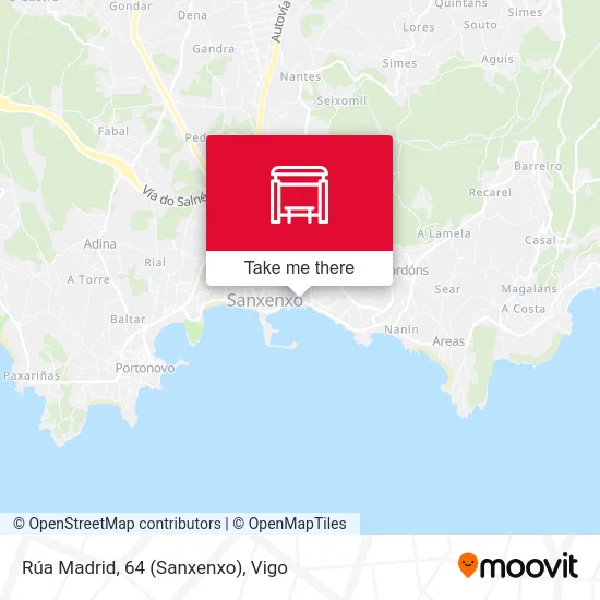 Rúa Madrid, 64 (Sanxenxo) map