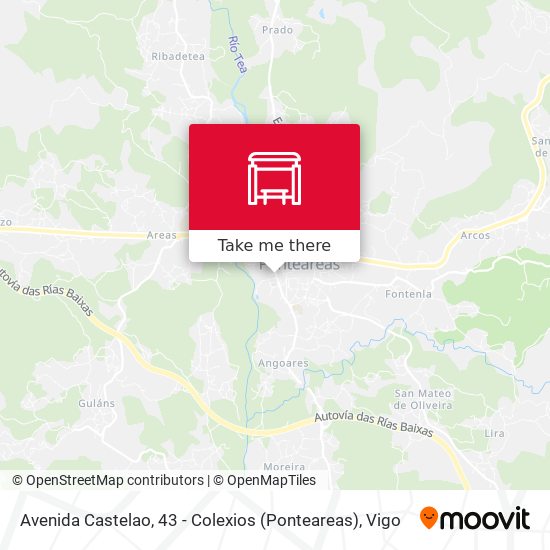 Avenida Castelao, 43 - Colexios (Ponteareas) map