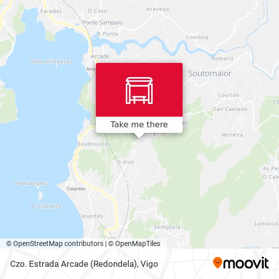 Czo. Estrada Arcade (Redondela) map