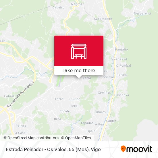 Estrada Peinador - Os Valos, 66 (Mos) map