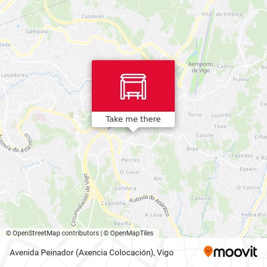 Avenida Peinador (Axencia Colocación) map