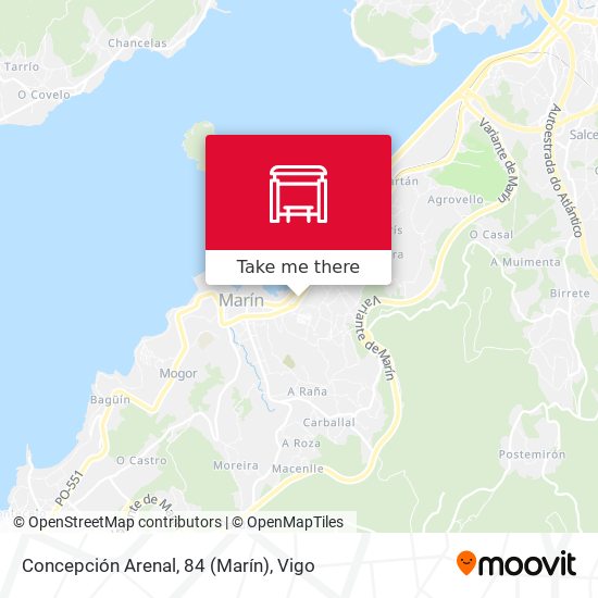 Concepción Arenal, 84 (Marín) map
