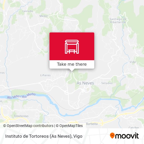 Instituto de Tortoreos (As Neves) map