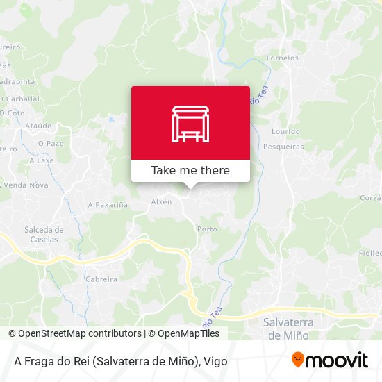 A Fraga do Rei (Salvaterra de Miño) map