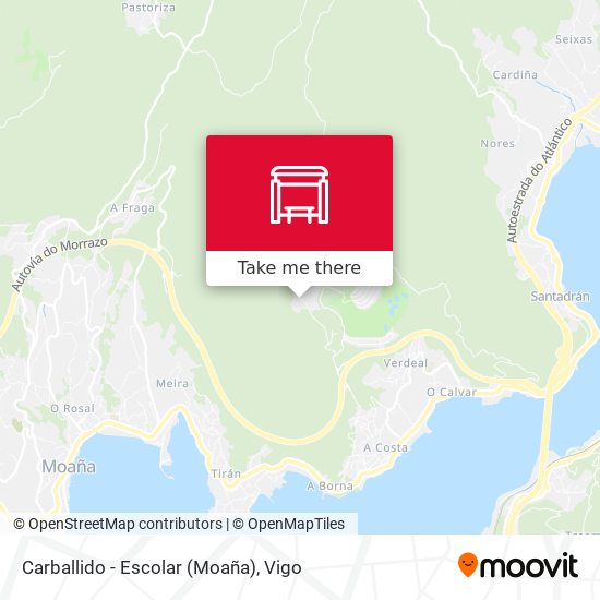 Carballido - Escolar (Moaña) map