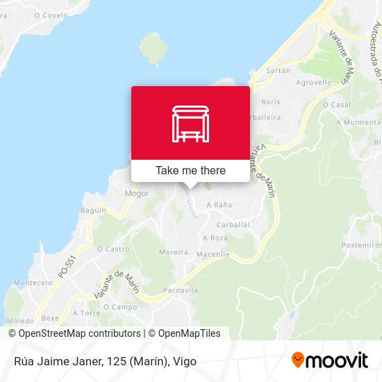 Rúa Jaime Janer, 125 (Marín) map