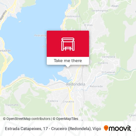 Estrada Catapeixes, 17 - Cruceiro (Redondela) map