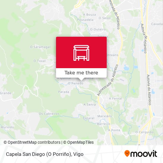 Capela San Diego (O Porriño) map