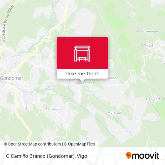 O Camiño Branco (Gondomar) map