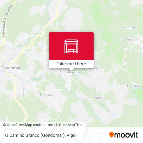 O Camiño Branco (Gondomar) map