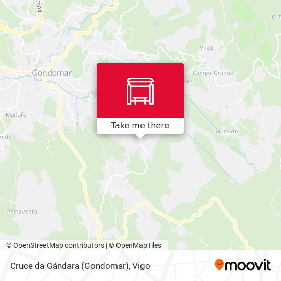 Cruce da Gándara (Gondomar) map
