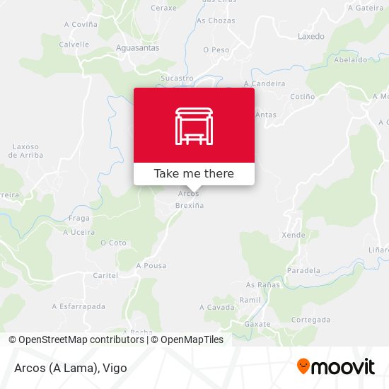 Arcos (A Lama) map