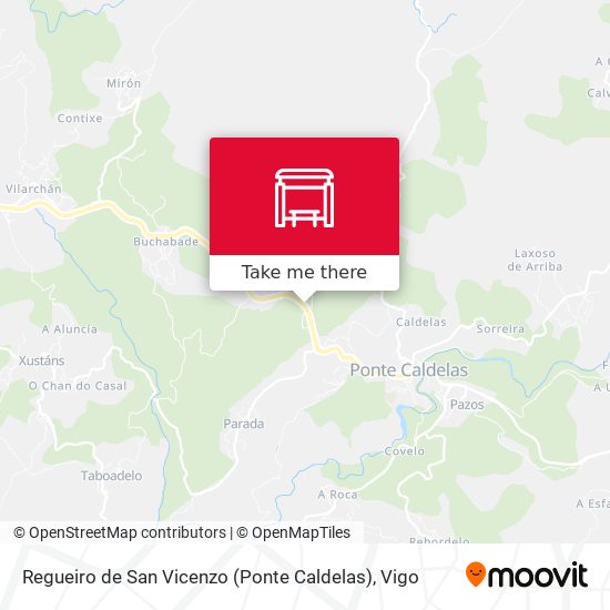 Regueiro de San Vicenzo (Ponte Caldelas) map