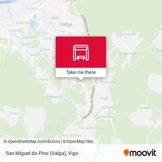 San Miguel do Pino (Valga) map