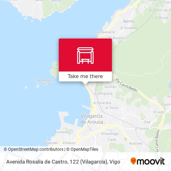 Avenida Rosalía de Castro, 122 (Vilagarcía) map