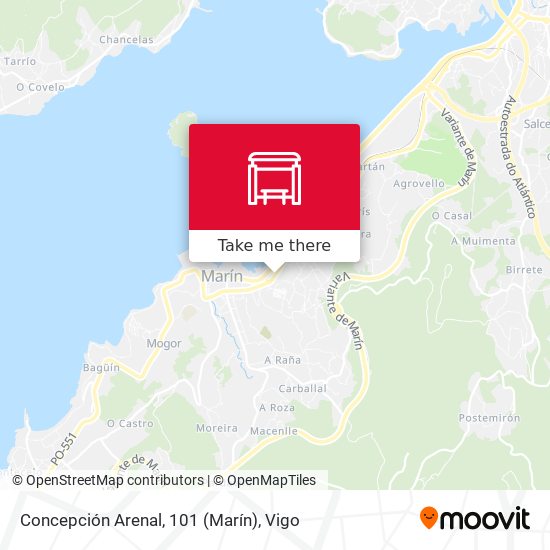 Concepción Arenal, 101 (Marín) map