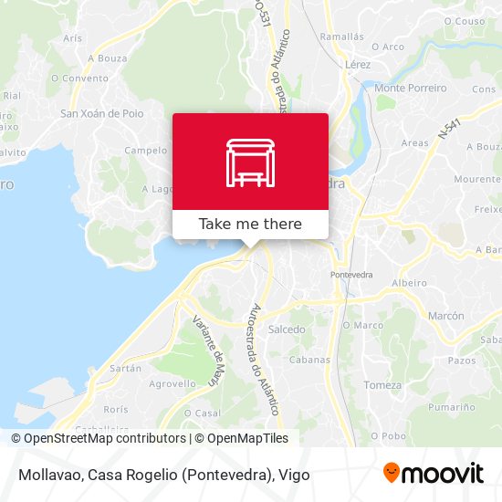 Mollavao, Casa Rogelio (Pontevedra) map