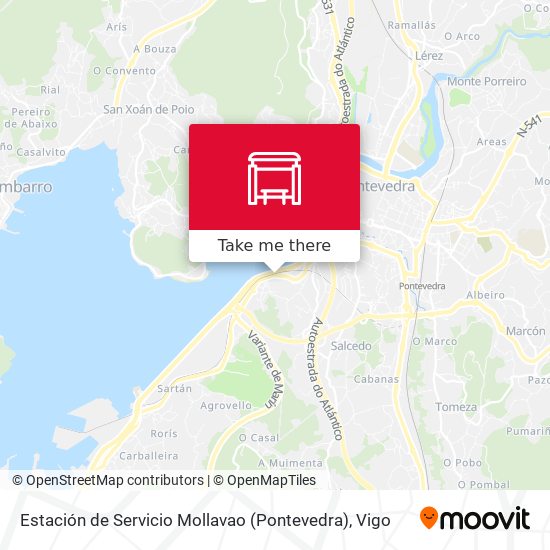 Estación de Servicio Mollavao (Pontevedra) map