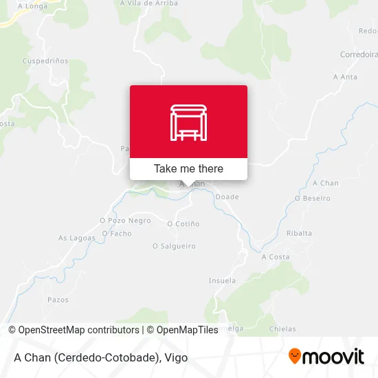 A Chan (Cerdedo-Cotobade) map