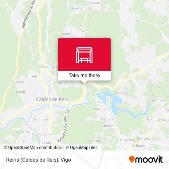 Reiris (Caldas de Reis) map