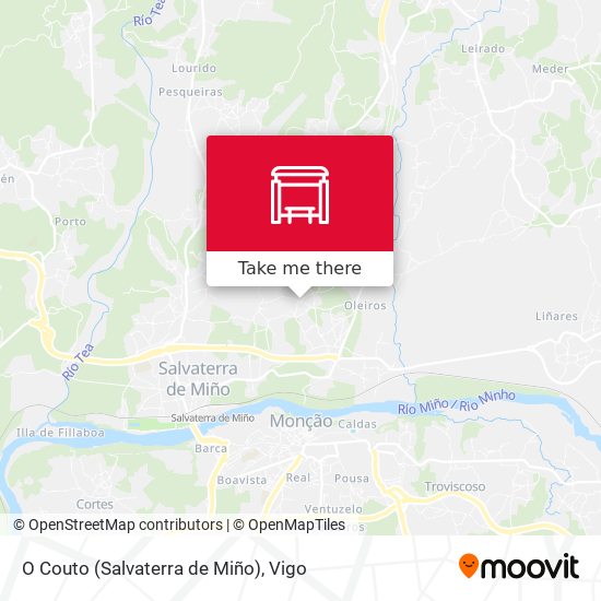 O Couto (Salvaterra de Miño) map