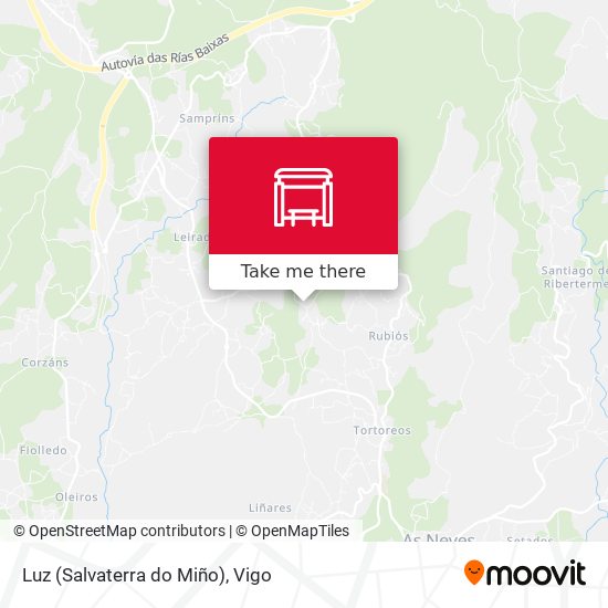 Luz (Salvaterra do Miño) map