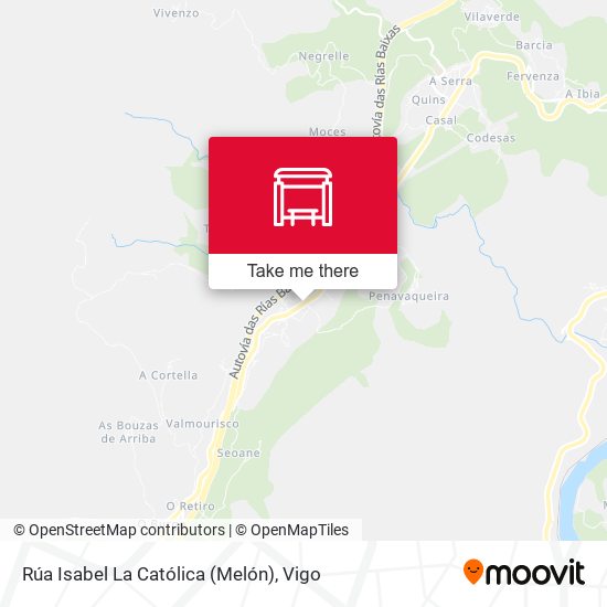 Rúa Isabel La Católica (Melón) map