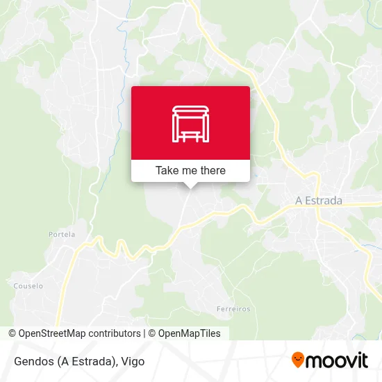Gendos (A Estrada) map