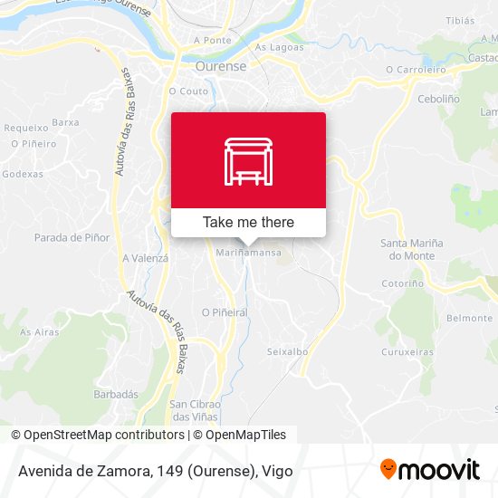 Avenida de Zamora, 149 (Ourense) map